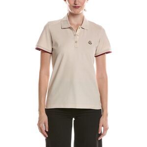 Moncler Womens  Polo Shirt, Tan